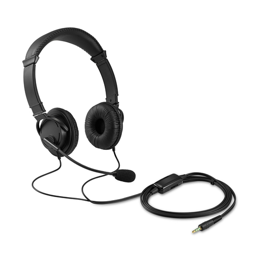 Kensington Hi-Fi Headphones w/ Boom Mic/Volume - Black