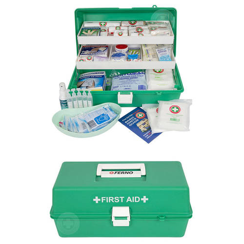 79Pc Emergency Medical First Aid Kit Injury Treatment Locking Portable Case