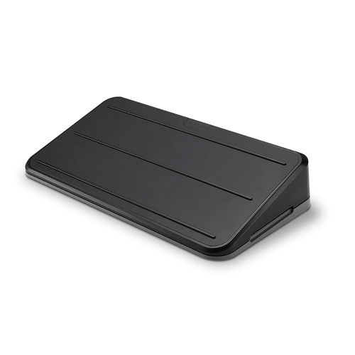 Kensington 42cm Space Saving Adjustable Foot Rest - Black