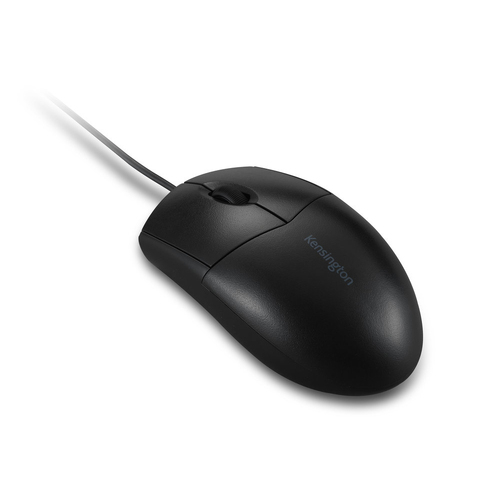 Kensington Profit Washable Wired Optical Mouse For Laptop - Black
