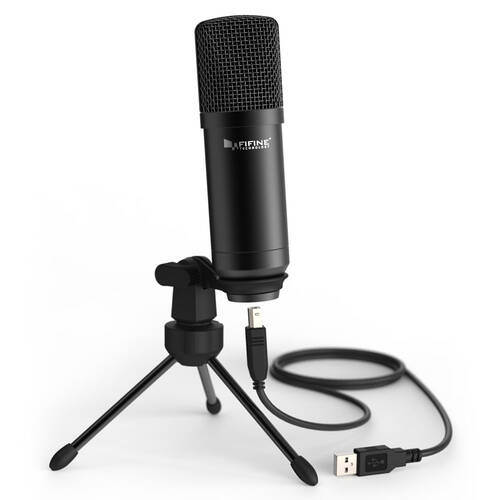 Fifine K730 USB Desktop Microphone F/ Recording Podcasting Condenser Microphone