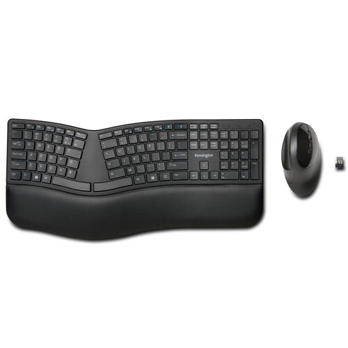 Kensington Dual Wireless Ergo Desktop Set - Black