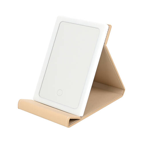 Kate Hill LED Rechargable USB Cable Light Up Travelling Mirror 21x14x2cm Neutral