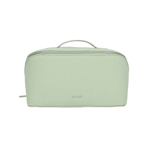 Kate Hill Travelling Make Up Cosmetic Bag Case 24x14.5x14.5cm Pistachio