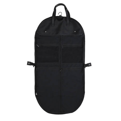 Kate Hill Travelling Garment Bag w/ Hanging Hook & Pockets 53x53x1cm Black