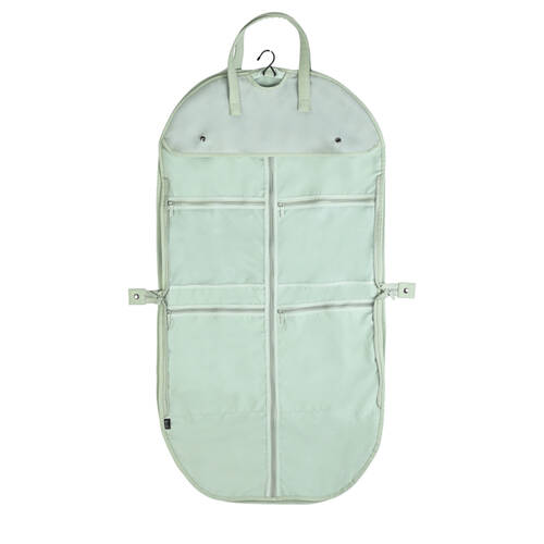Kate Hill Travelling Garment Bag w/ Hanging Hook & Pockets 53x53x1cm Pistachio