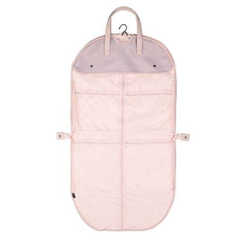 Kate Hill Travelling Garment Bag w/ Hanging Hook & Pockets 53x53x1cm Blush
