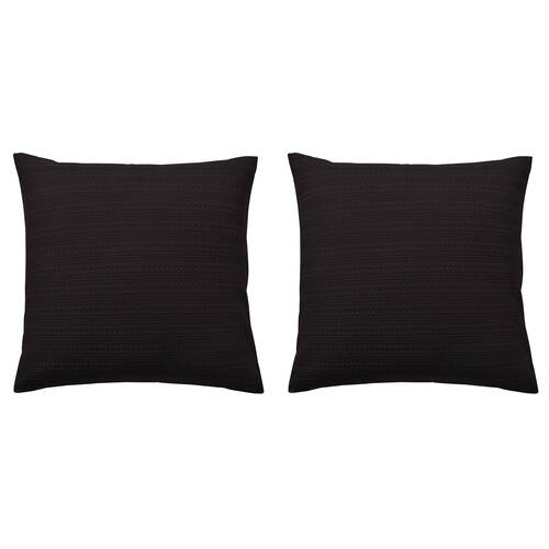 2PK Bianca Kahlani Chocolate Polyester European Pillowcase Cushion 65x65cm