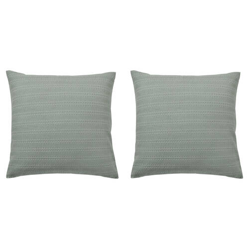 2PK Bianca Kahlani Sage Polyester European Pillowcase Soft Cushion Cover 65x65cm