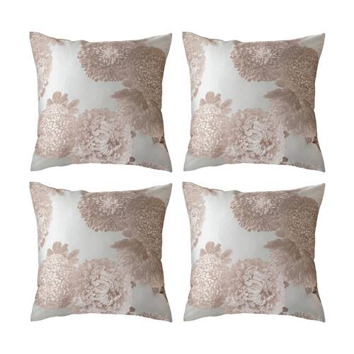 4PK KAS Australia Bloom Euro Pillowcase European Style 100% Cotton Multi-colour