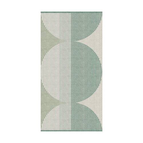 KAS Australia Harri Bath Towel Modern Cotton Yarn Dyed Jacquard 600GSM Sage