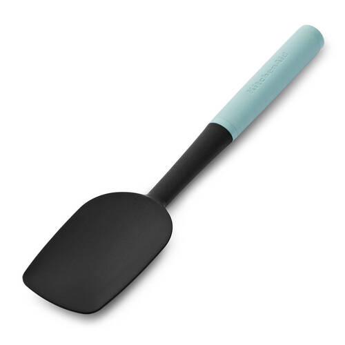 KitchenAid Plastic Soft Grip Spoon Spatula Kitchen Utensils - Mineral Water