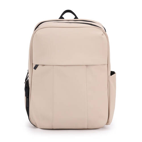 Kate Hill Women's Willow Backpack Travel Bag Water-Resistant 40x32cm Beige