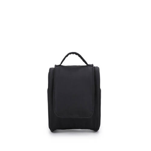 Kate Hill Women's Willow Hanging Toiletry Bag Travel Pouch 23.5x13cm Black
