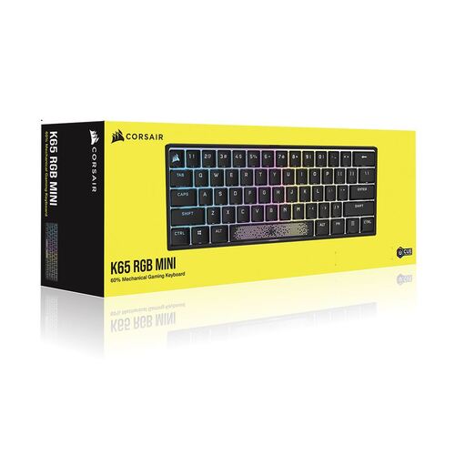 Corsair K65 RGB Mini Mechanical Cherry MX Speed Gaming Keyboard for PC