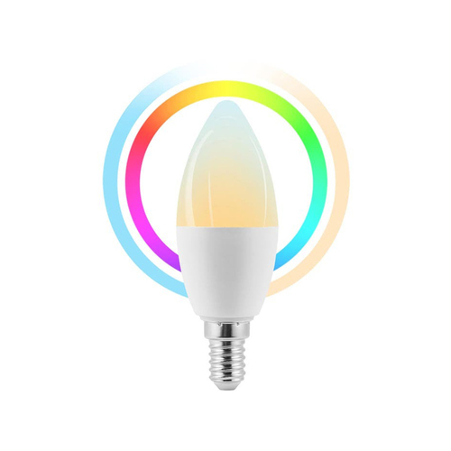 Kogan 11cm SmarterHome 5W E14 Bluetooth Smart Bulb Colour & Whites