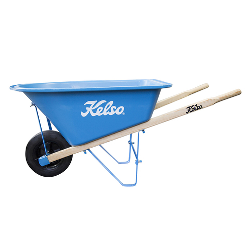 Kelso Kids 20L Toy Poly Wheelbarrow With Wooden Handles