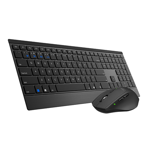 Rapoo 9500M Wireless Bluetooth 2.4GHz Keyboard & Mouse Combo - Black