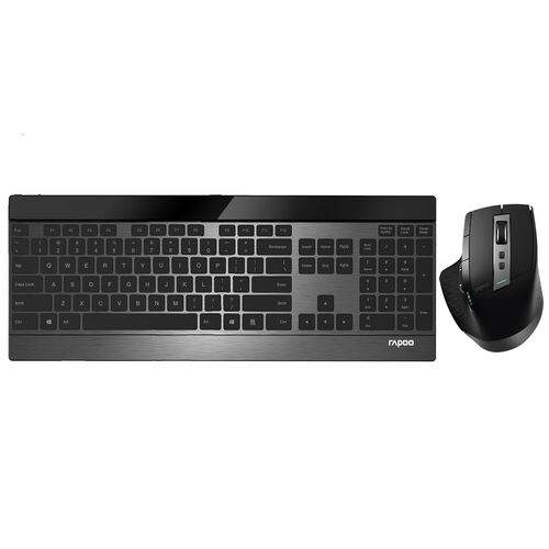 Rapoo 9900M Wireless Bluetooth/2.4GHz Ultra-Slim Keyboard & Mouse