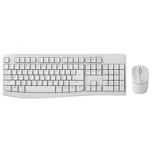 Rapoo X1800Pro Wireless 2.4GHz Optical Mouse/Keyboard Combo - White