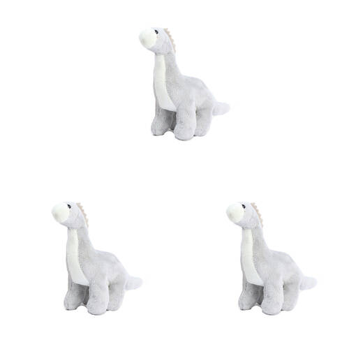 3PK Living Nature Little Buddies Dinosaur Plush Toy 9cm - Assorted 0y+