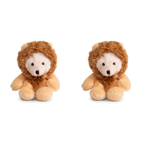 2PK Living Nature Play Safari Plush Toy 20cm - Assorted 0y+