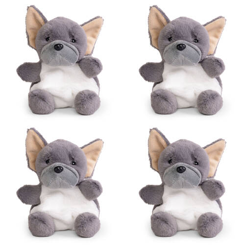 4PK Living Nature Snugglies Pets Plush Toy 15cm - Assorted 0y+