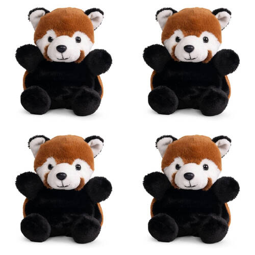 4PK Little Living Nature Snugglies Safari Plush Toy 15cm - Assorted 3y+