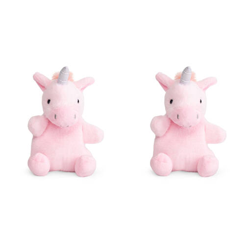 2PK Little Living Nature Snugglies Unicorn Plush Toy 15cm - Assorted 3y+