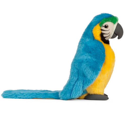 Living Nature Macaw Stuffed Animal Plush Toy 42cm - Blue 0y+