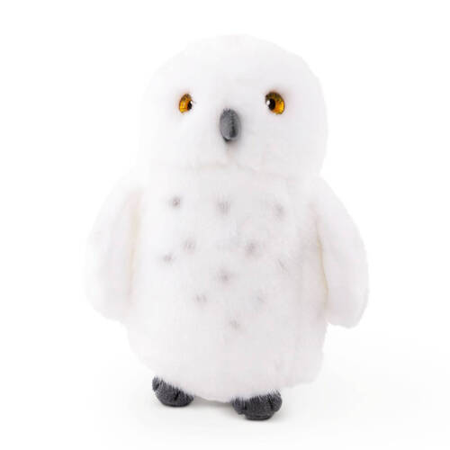 Living Nature Snowy Owl Small Plush Toy 18cm - White 0y+