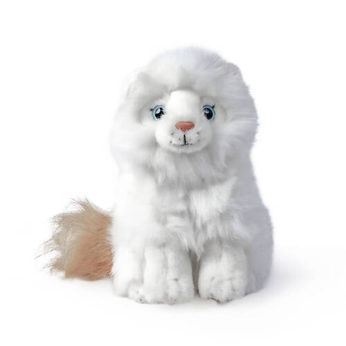 Living Nature Ragdoll Kitten Plush Toy 21cm - White 0y+