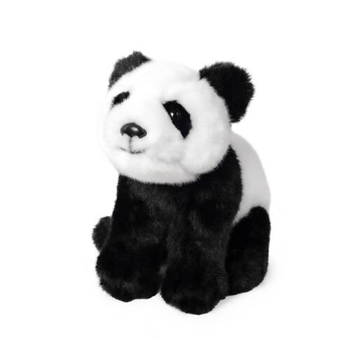 Living Nature Panda Cub Plush Toy 18cm - Black/White 0y+