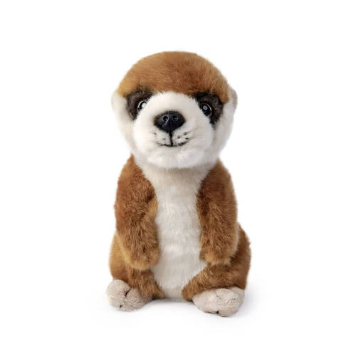 Living Nature Meerkat Pup Plush Toy 18cm - Brown 0y+
