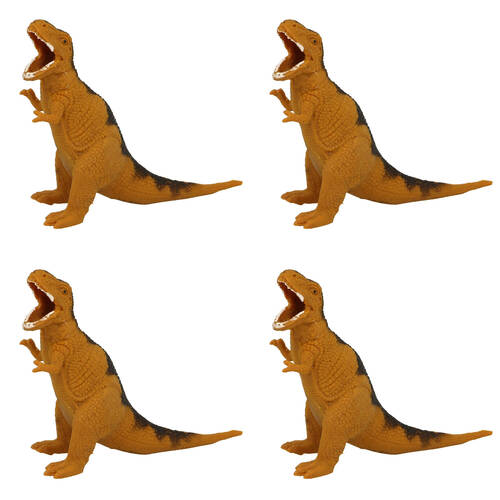 4PK Keycraft Stretchy Dinosaurs Sensory Toy Large 25cm - Assorted 3y+