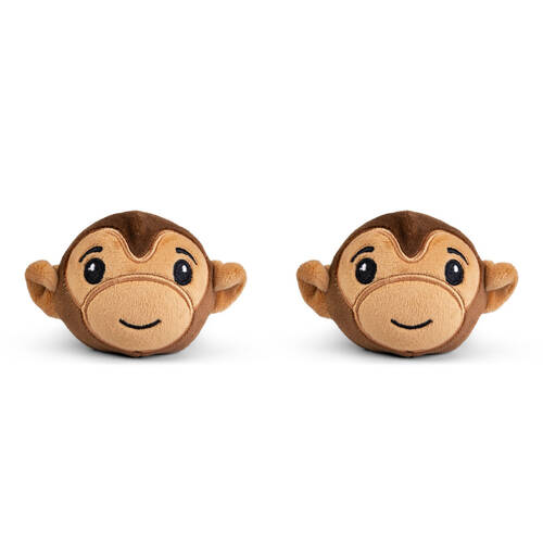 2PK Keycraft Safari Animals Squishy Plushies Fun Sensory Kids Toy Assorted