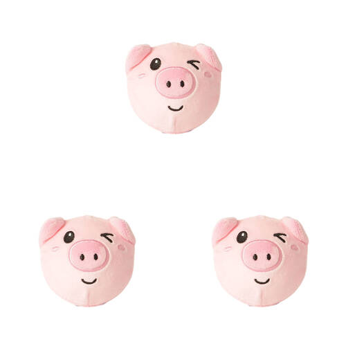 3PK Keycraft Bounce Buddies Farm Bouncy Plushies 7x10cm - Assorted 3y+