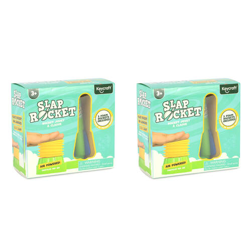 2PK Keycraft Air Powered Slap Foam Rocket Launcher 14x15cm 3y+