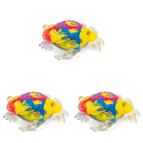 3PK Keycraft Inkerz Frog Squishy Tactile Toy - Assorted 3y+