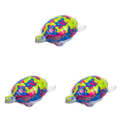 3PK Keycraft Inkerz Turtle Stress Relief Squishy Toy Assorted 3y+