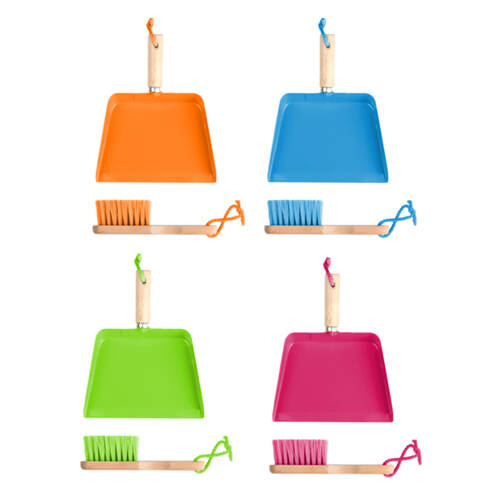 4pc Esschert Design Kids/Children's Dustpan & Broom Pretend Play Toy