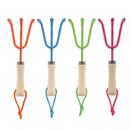 4pc Esschert Design Kids/Children's Hand Rake Pretend Play Gardening Toy