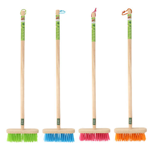 4pc Esschert Design Children's Hanging Wooden Broom Pretend Gardening Toy 82cm