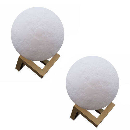 2PK Moon Light 3D Printing & Touch Control Lamp