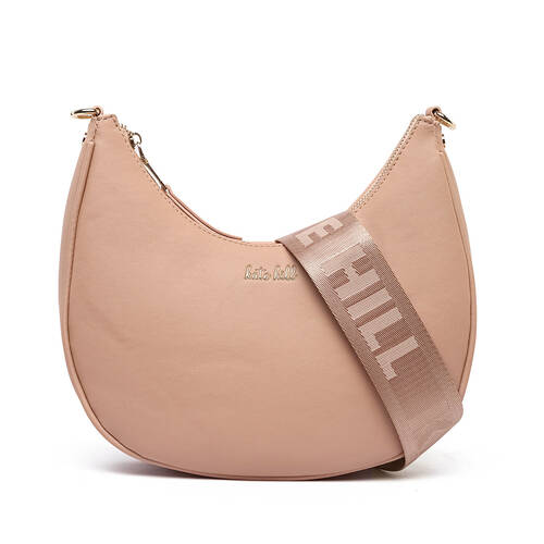 Kate Hill Women's Cara Crescent Crossbody Shoulder Bag Casual 29x8cm Pink