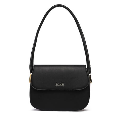 Kate Hill Women's Sofia Shoulder Bag Handbag 26x7cm Black