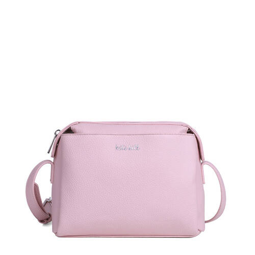 Kate Hill Women's Clara Crossbody Shoulder Bag Adjustable Strap 23.5x10cm Pink