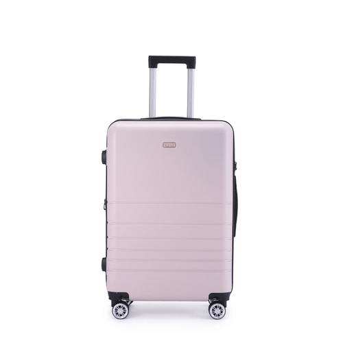 Kate Hill Bloom Luggage Medium Wheeled Trolley Hard Suitcase Blush 80-95L