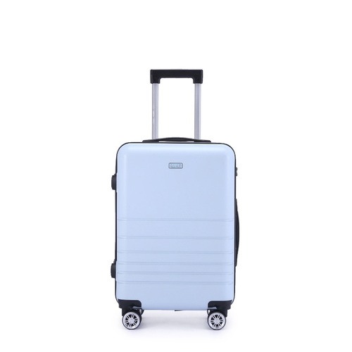Kate Hill Bloom Small Wheeled Trolley Hard Suitcase Luggage Blue 53L