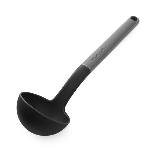 KitchenAid Classic Nylon Serving Ladle/Spoon Cooking Utensil Charcoal Grey